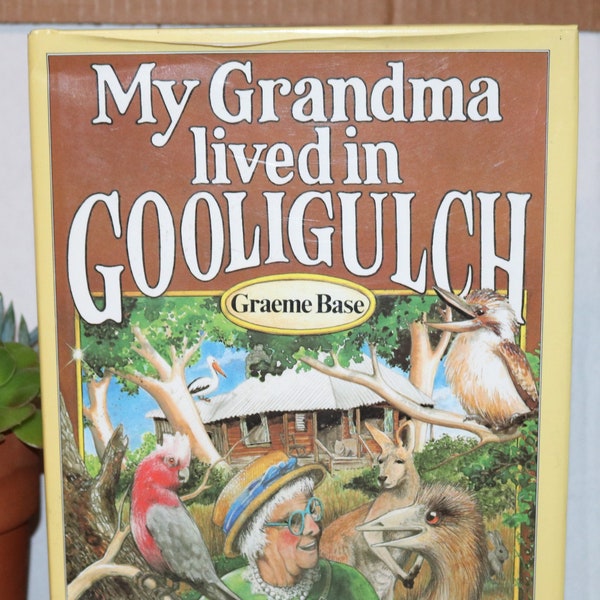 My Grandma Lived in Gooligulch Hardcover – January 1, 2002 by Graeme Base (Author) w/ Original Dust Jacket