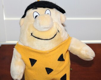 1989 Nanco Hanna Barbera Productions 14" Plush Fred Flintstone Plush Toy