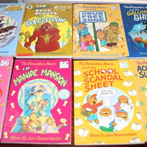 Vintage Berenstain Bear Scouts and The Berenstain Bears Paperback Series! 80s-90s - Multiple Titles Available!