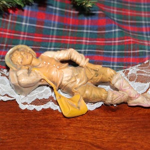 Fontanini Italy, Emphraim Sleeping Shepherd Boy Figure, Vintage Fontanini Depose Italy Figure, 1983 Depose Italy - Will Combine Shipping