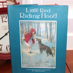 Vintage Little Red Riding Hood Hardcover: 1989 Green Tiger Press First Edition
