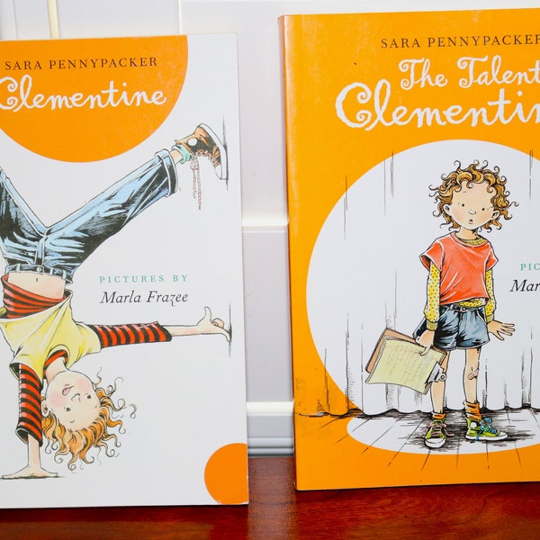 Kids' Chapter Books: Clementine, The Talented Clementine By Sara Pennypacker Paperbacks (2 Books) Ages 7-10