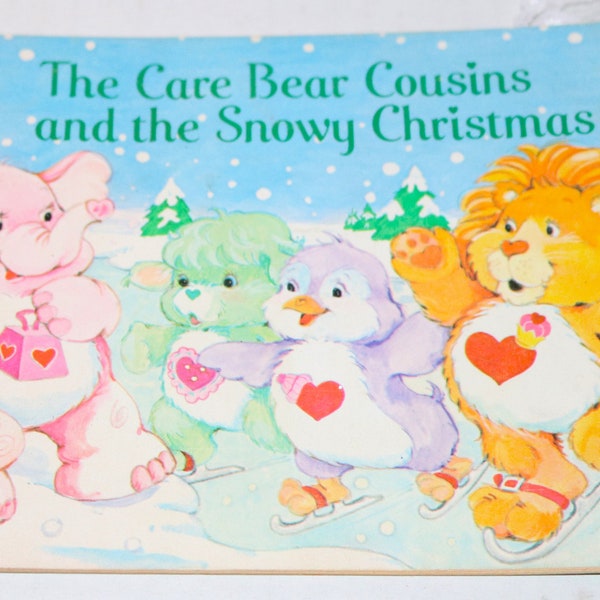 The Care Bear Cousins and the Snowy Christmas, Della Maison, Cathy Beylon, Happy House, 1985, Vintage