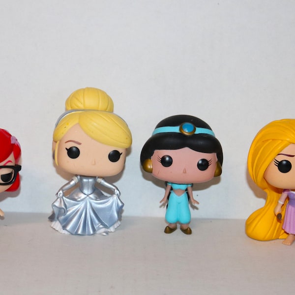 Choose Your Favorite Collectible Funko Pop! Disney Princess Vinyl Figure - Loose/No Box - Ariel, Lilo, Cinderella, Jasmine and More!