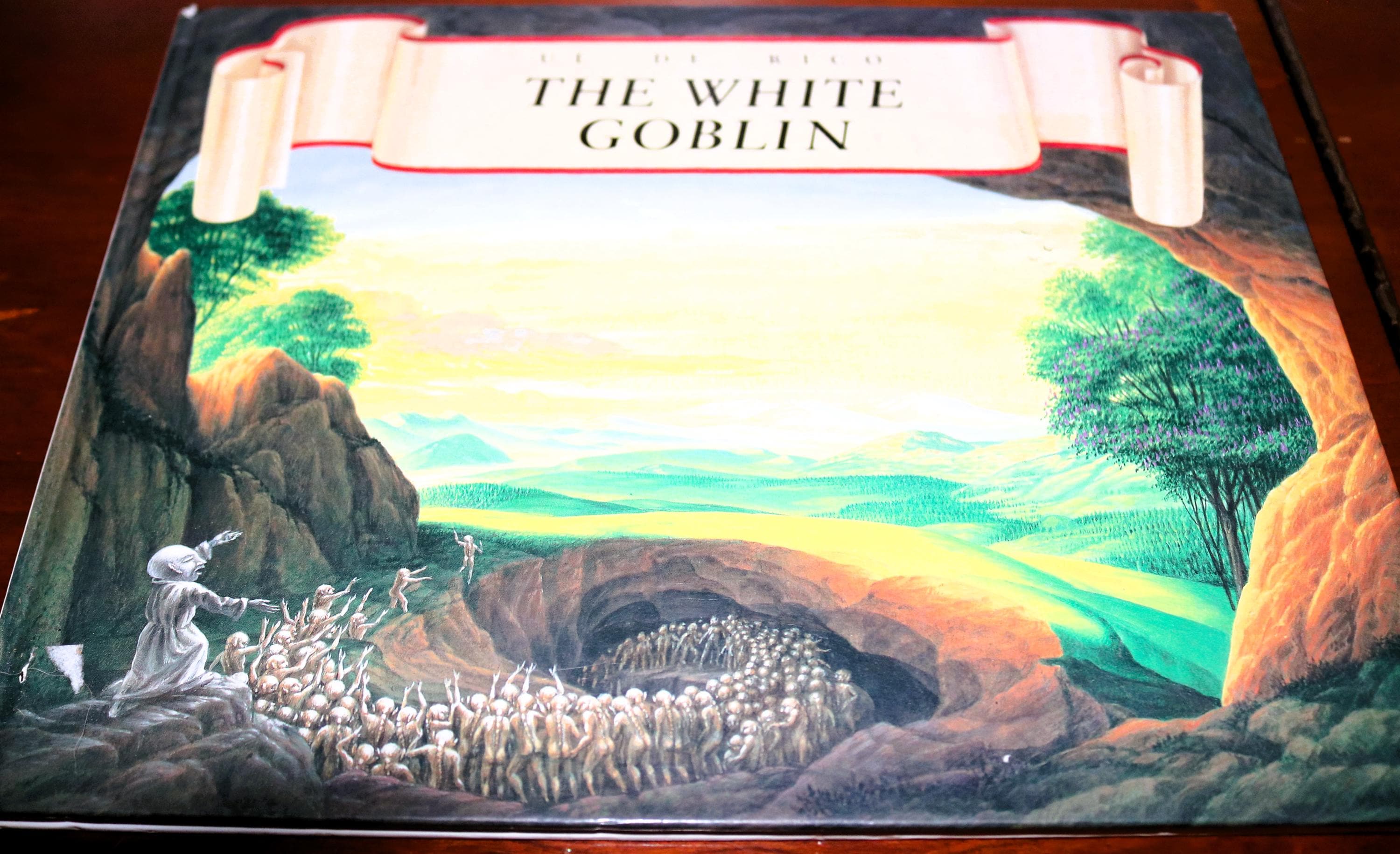 Vintage Children's Hardcover Book: the White Goblin by Ul De Rico