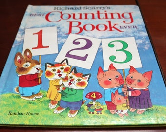 Vintage Richard Scarry! Richard Scarry's Best Counting Book Ever (1975)