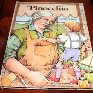 Vintage Pinocchio Early Pop-Up Book Price/Stern Sloan &quot;An Exciting New Version of a Popular Fairy Tale&quot; - Will Combine Shipping