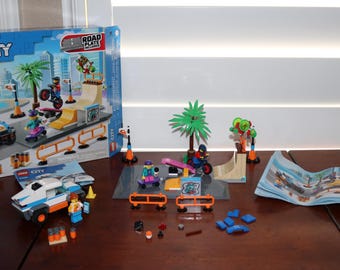 Retired Lego Skate Park 60290: Town Minifigure Building Set