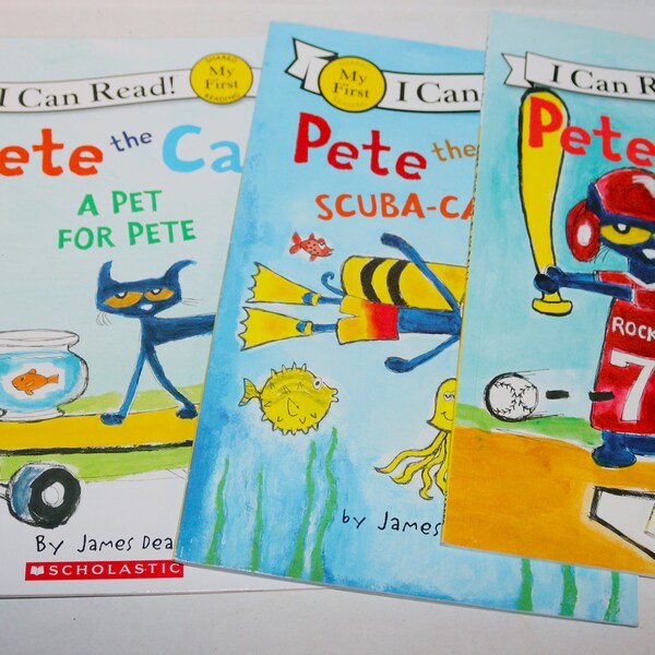 Pete the Cat Early Readers! Set of 5 Shared/Beginning Readers Paperbacks! EUC