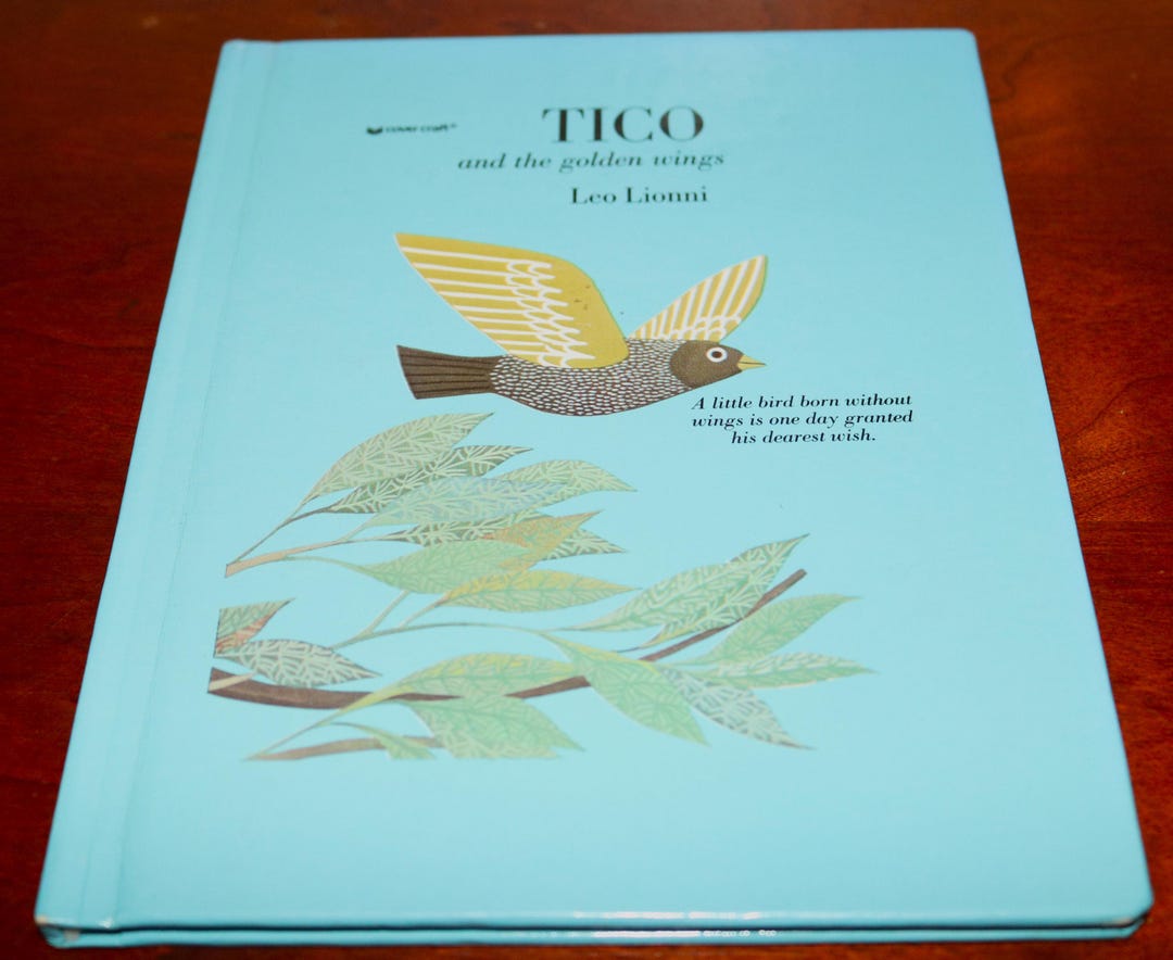 Vintage 1964 Tico and the Golden Wings Children's Book by Leo
