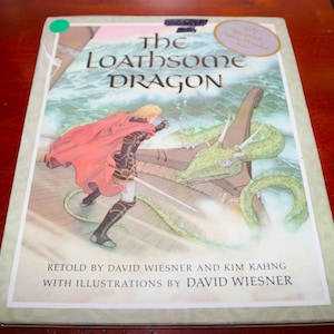 Large Vintage HC The Loathsome Dragon Ex-Library 1987 - Will Combine Shipping