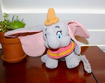 Disney Dumbo Pluche Pop Crossbody Tas Schattig Dames Meisjes Schoudertassen Grijs 3D Olifant Diagonaal Mini Dames Schoudertas voor kinderen