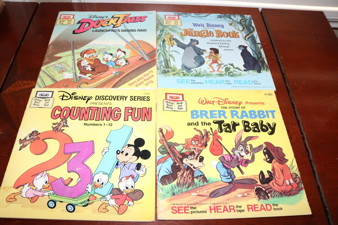 Disney Paperbacks 1970s-80s - Set of Four NO Cassettes - Etsy