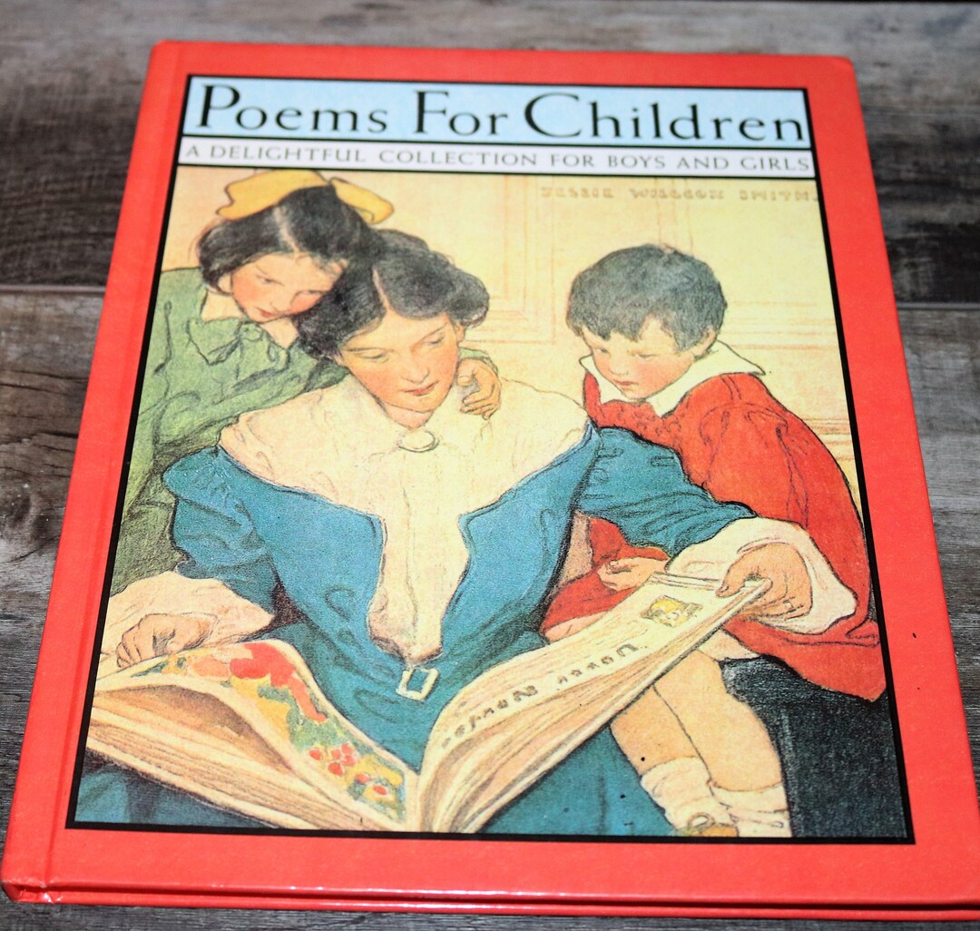 Vintage Children's Poetry poems for Children A Etsy