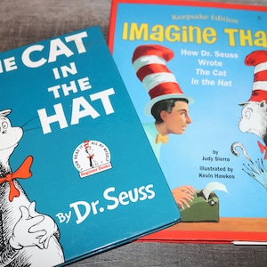 Dr. Seuss Bundle! Set of Two: Imagine That! How Seuss Wrote The Cat in the Hat + HC Cat in the Hat