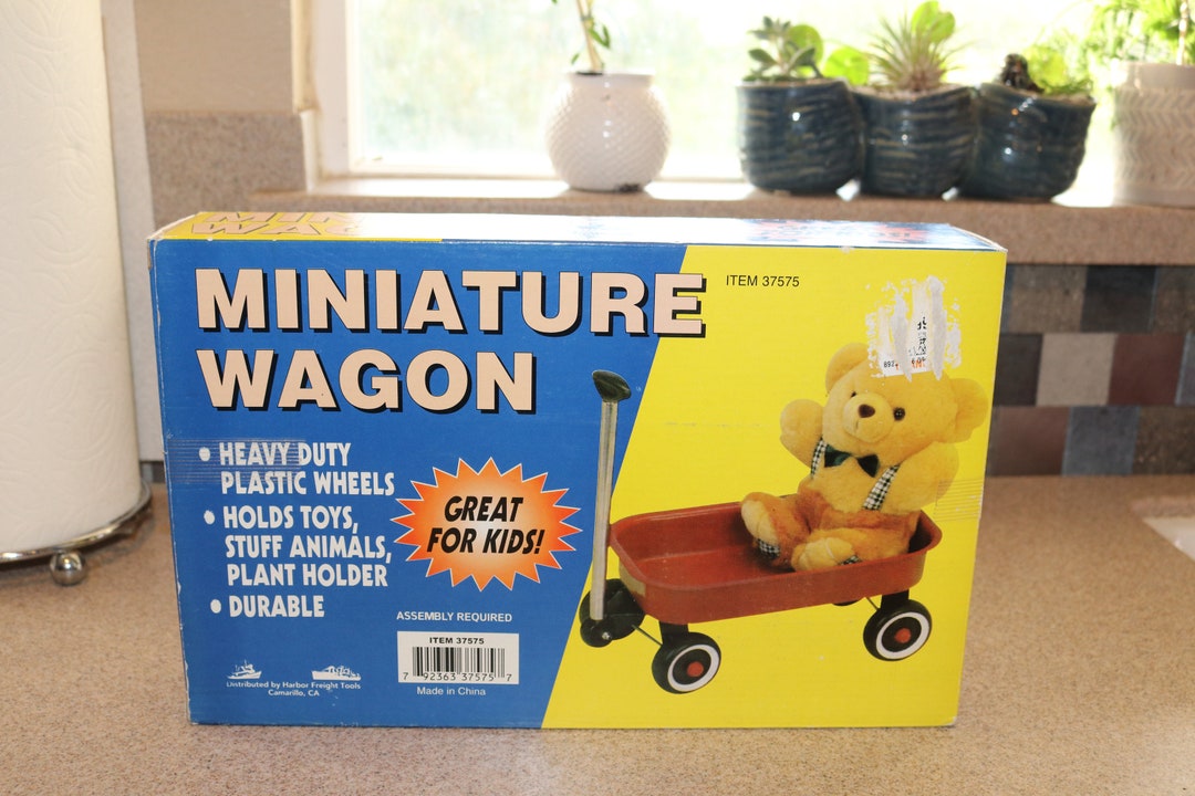 Vintage Miniature Red Wagon by Harbor Freight Company New in Etsy