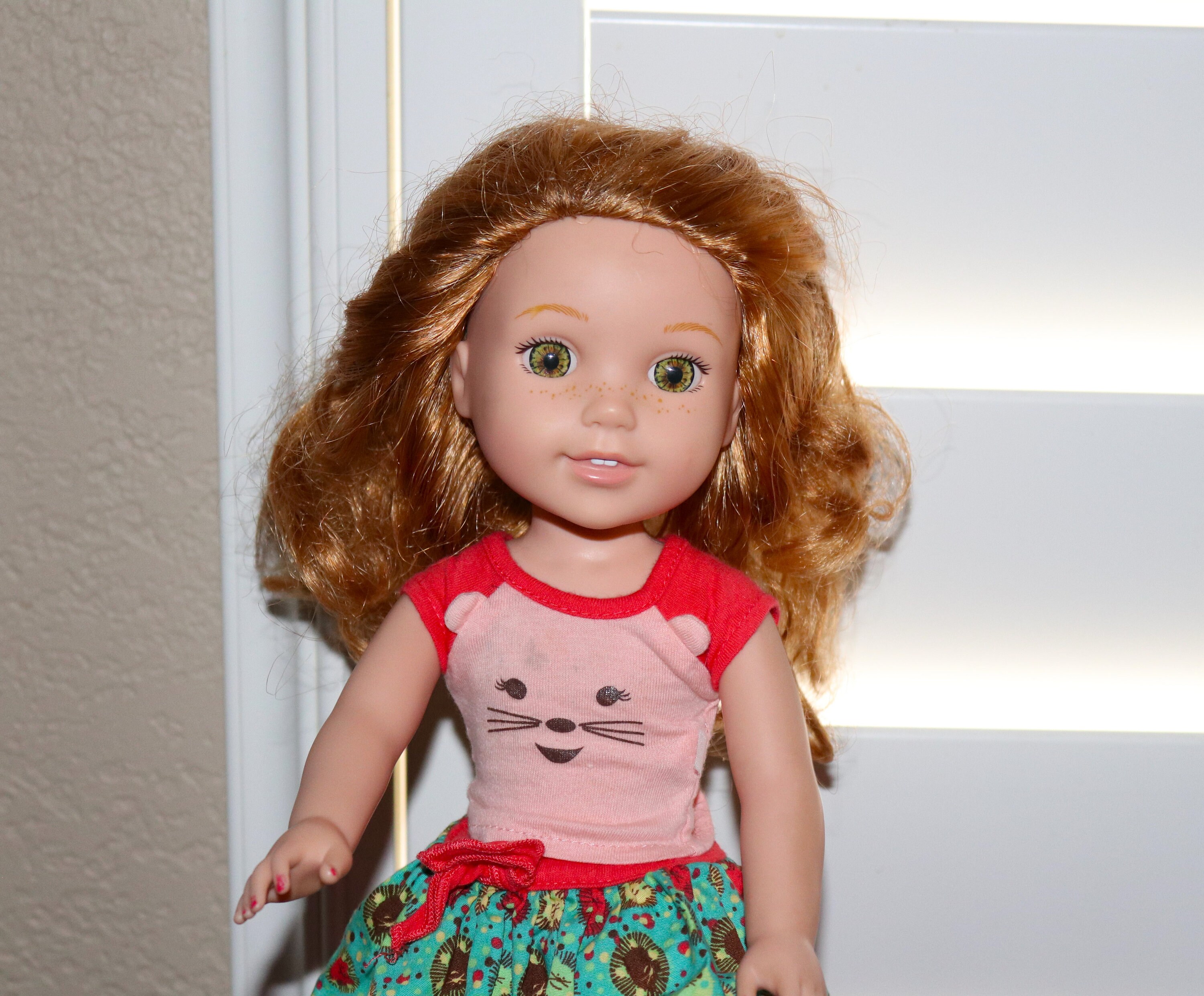 Wunderbares Konvolut Amerikanerin Wellie Wishers WILLA Doll 14.5 Red Hair Freckles Green Eyes Originalkleidung Etsy