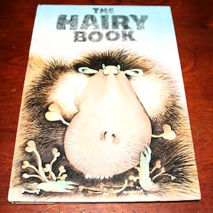 Vintage Kids&#39; Book The Hairy Book by Babette Cole Hardcover 1985 - Will Combine Shipping