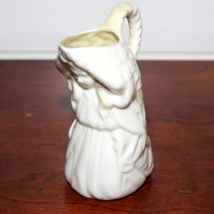 Vintage Irish Belleek Undine Creamer Figural Pitcher Mid-Century Modern