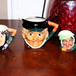 Vintage Shorter & Son Toby Jugs - Character Face Mugs