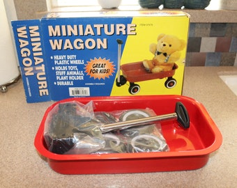 Vintage Miniature Red Wagon by Harbor Freight Company - New In Box