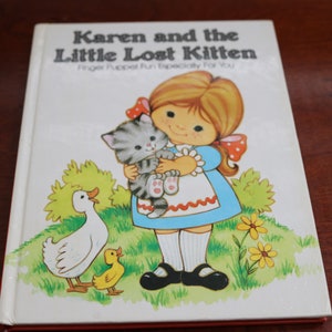 Vintage Karen and the Little Lost Kitten (Play Books) Hardcover 1983 by Peter S. Seymour (Author) - Will Combine Shipping