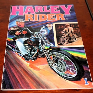 Komiks Harley Rider 1988 #1, pierwsze wydanie Harley Davidson Oficjalny licencjonowany produkt komiksowy - wysyłka łączona