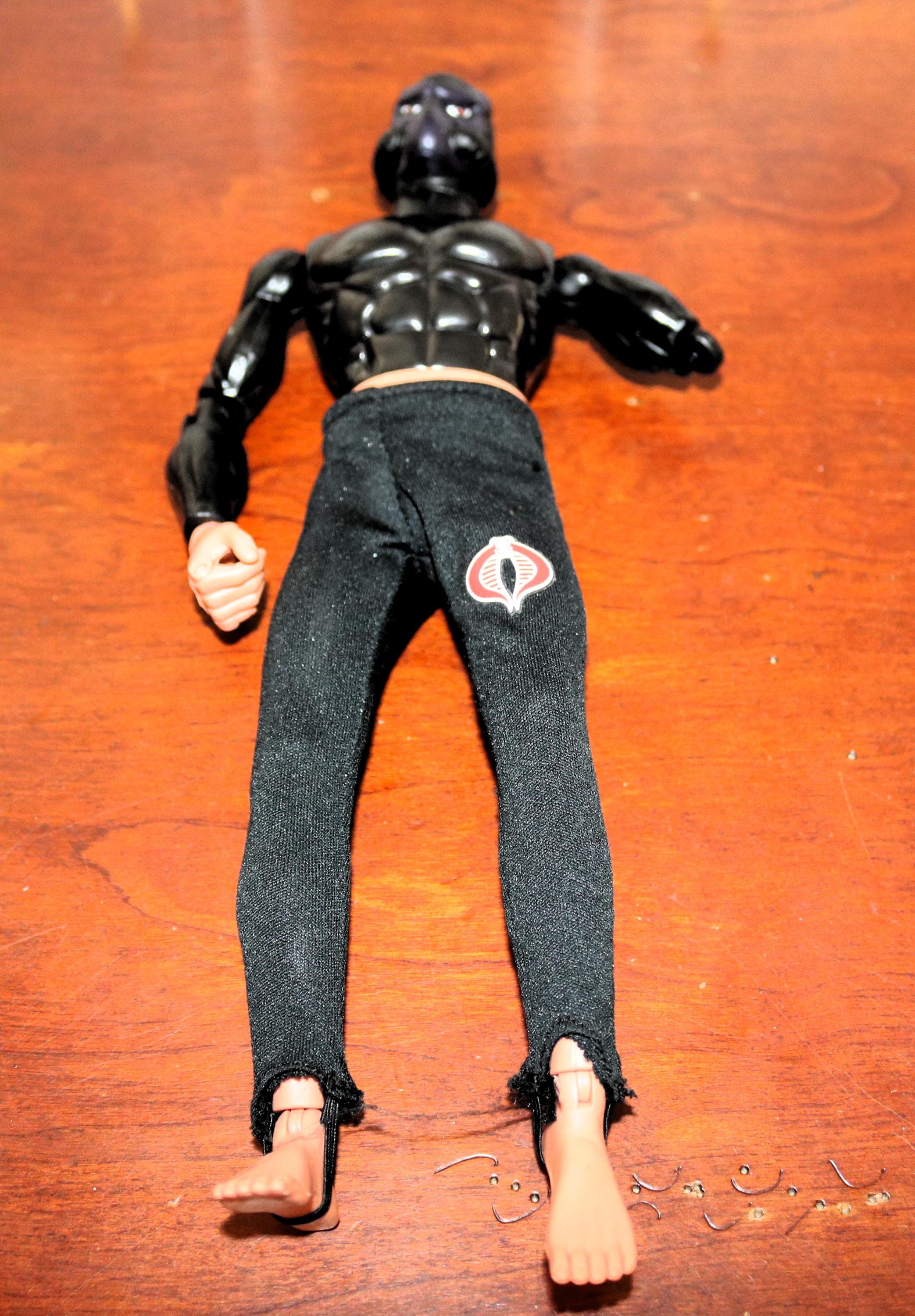 Vintage 1996 G.I. Joe Cobra Moray Action Figure (missing Arm
