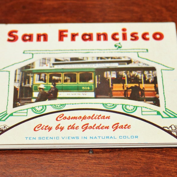 So Cool!  Vintage San Francisco Souvenir - Vintage Photo Book 1950s?