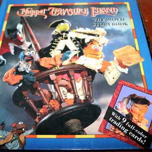 Libro per bambini d'epoca: Muppet Treasure Island The Movie Storybook 1996 Copertina rigida. Spedizione combinata.