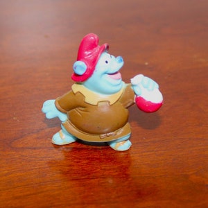 Vintage Disney Adventures of the Gummi Bears - PVC Figure - TUMMI Gummi - Rare Vintage Cake Topper Figure 90&#39;s - Will Combine Shipping