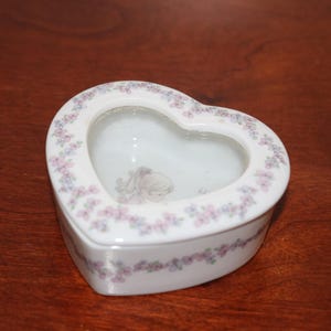 Vintage Precious Moments Jewelry Box Trinket Box Enesco 1989 &quot;Happy Mother&#39;s Day&quot;