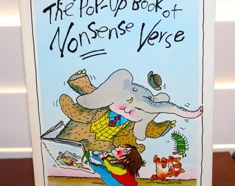 vintage The Pop-Up Book of Nonsense Verse illustré par Tony Ross 1989