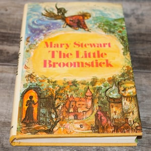 Vintage The Little Broomstick Book First Edition Mary Stewart Circa 1971 HC with Jacket - Will Combine Shipping
