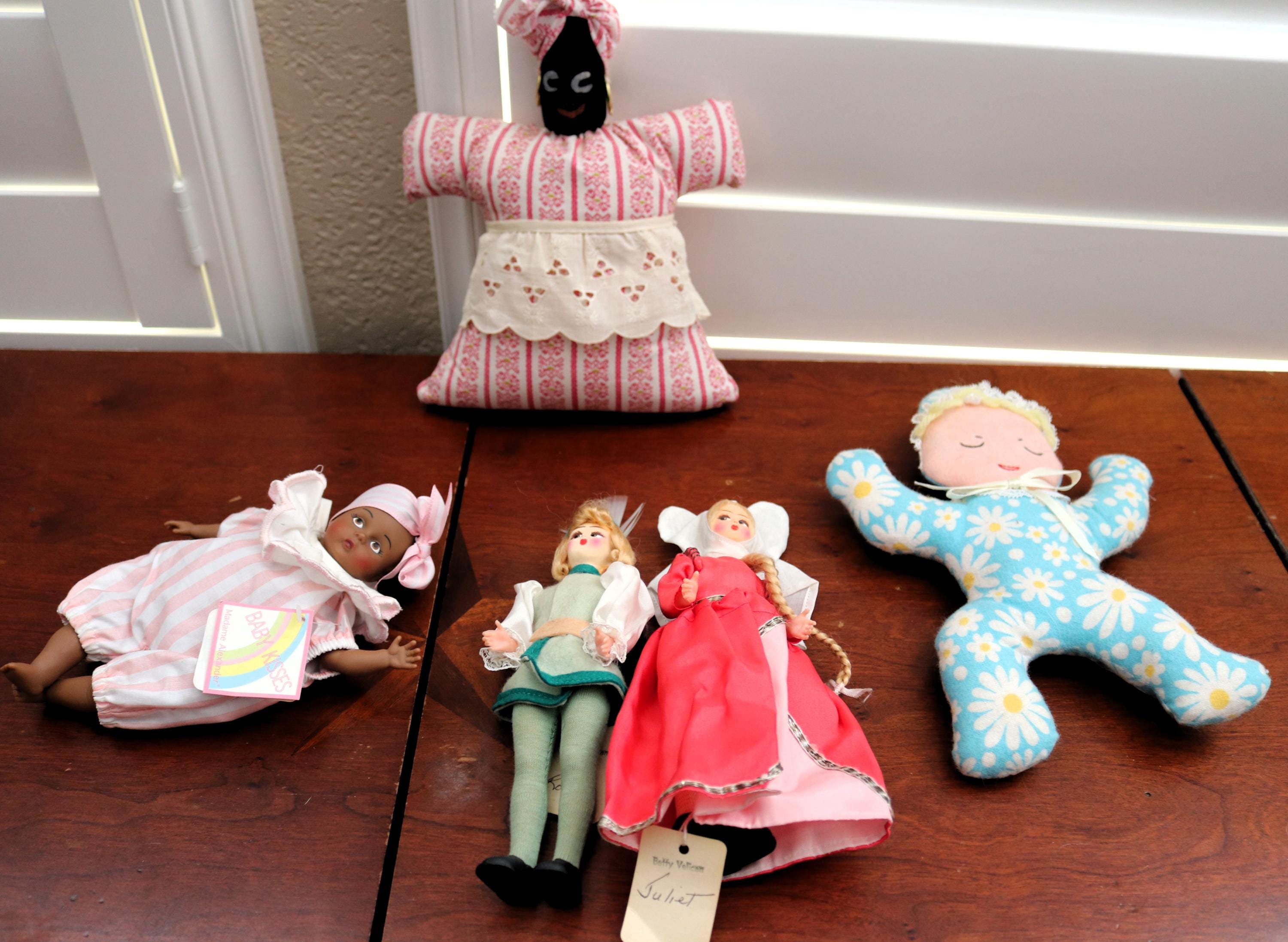 Vintage Art Doll: Handmade Stuffed Rag Doll - 1960s Souvenir Dolls 