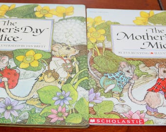 The Mother's Day Mice Book by Eve Bunting & Jan Brett - HC or Softcover