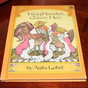 King Rooster Queen Hen Hardcover – January 1, 1975 Anita Lobel - Will Combine Shipping