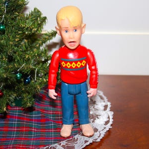 Vintage Home Alone Screaming Kevin Figure Doll Vintage Macaulay
