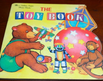 The Toy Book, Super Golden Shape Book Vintage Softcover Kids' Book 1981 "D" Printing
