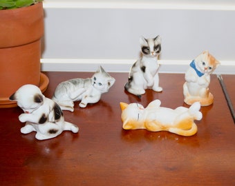 Vintage Danbury Mint Cats of Character Fine Bone China Figurines - Take Your Pick! 1980s - Will Combine Shipping