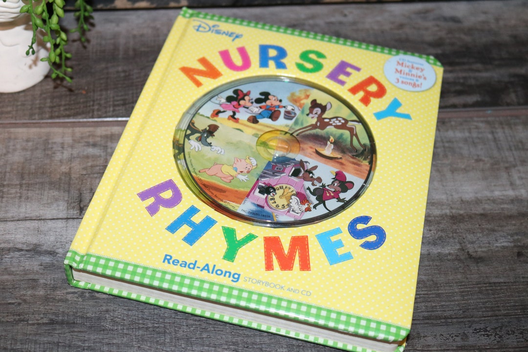 Disney Nursery Rhymes Readalong Storybook & CD 2011 Like New Etsy