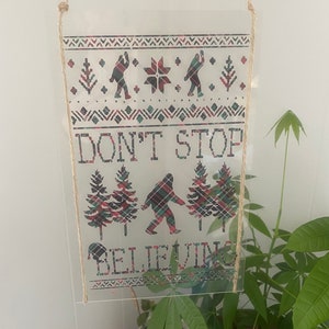 Sasquach Weihnachts wandbehang
