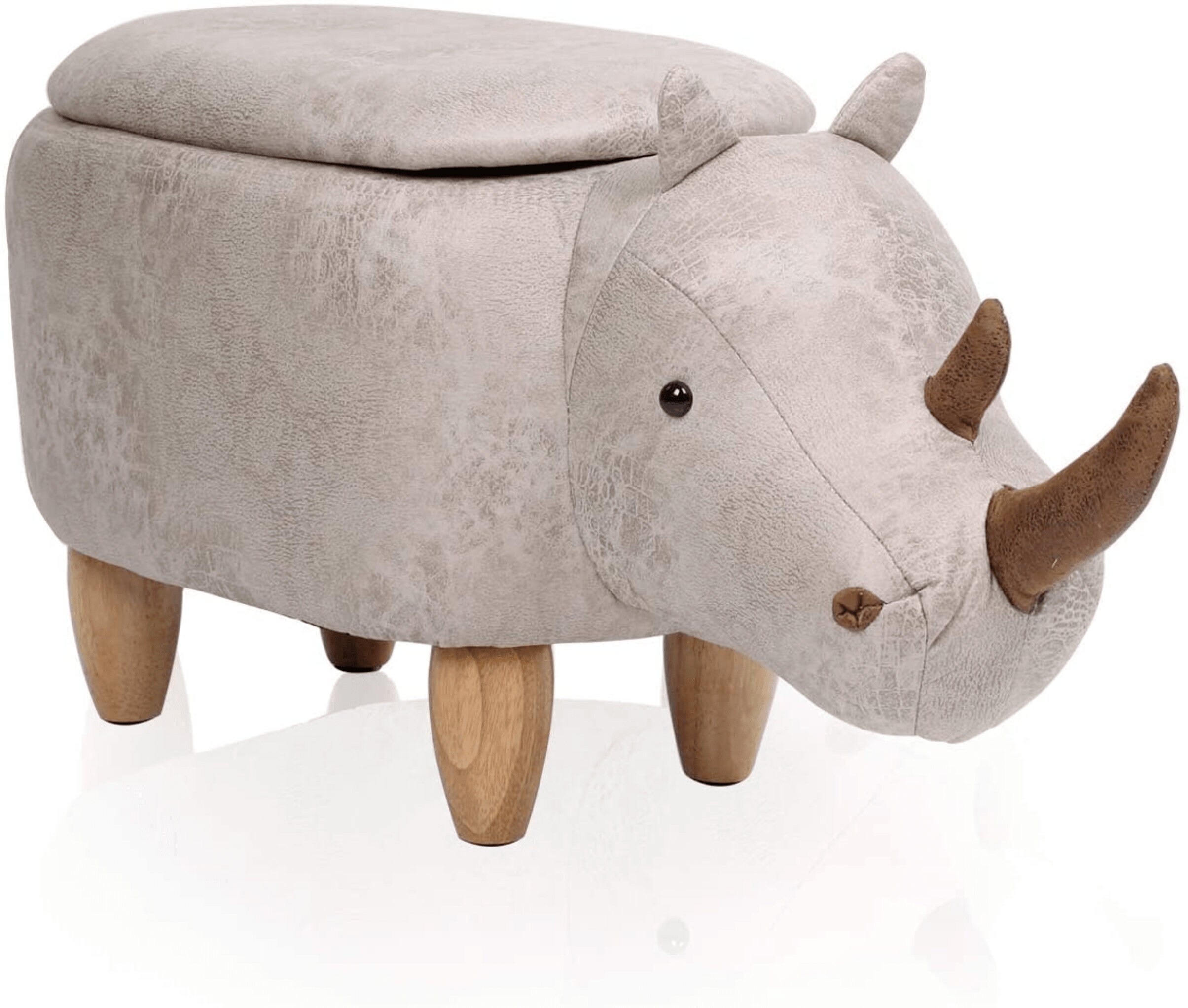 Animal Footstool Foot Rest Stool Storage Ottoman Padded Etsy