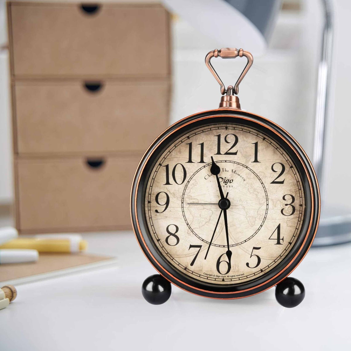 Alarm Clock for Living Room Table Desk Bedroom Vintage Classic Etsy