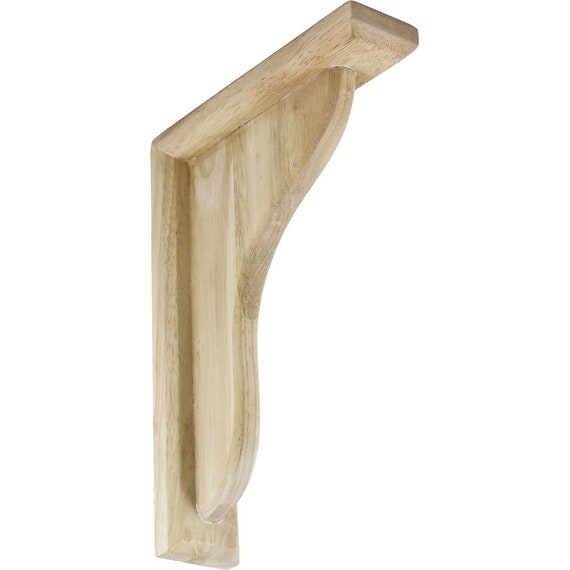 Rubberwood Decorative Wood Corbel Countertop Support Etsy