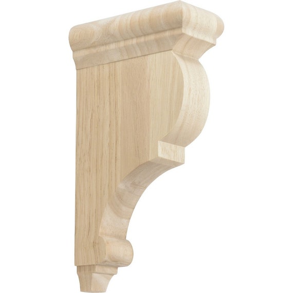 Rubberwood Decorative Wood Corbel Countertop Support Etsy