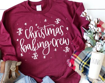 Christmas Baking Crew SVG Christmas Baking Shirt Cut File Christmas svg Winter svg Christmas Cookie svg File Christmas Decor Cutting File