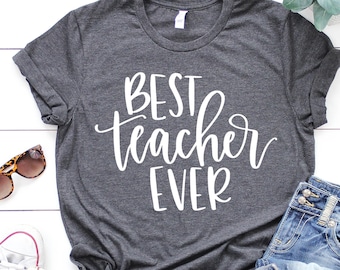 Teacher SVG best teacher ever svg file teaching svg teacher cut file Silhouette file Cricut teacher cutting file svg teacher quote sayings