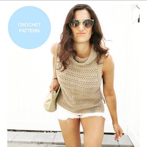 The Jackie Mock Top Crochet Pattern