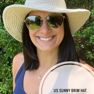 JJ's Sunny Brim Hat Crochet Pattern